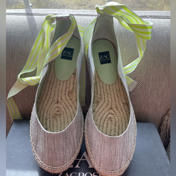 New Zac Posen ballet espradrilles ballet shoes $99 sz 7m - Picture 3 of 5